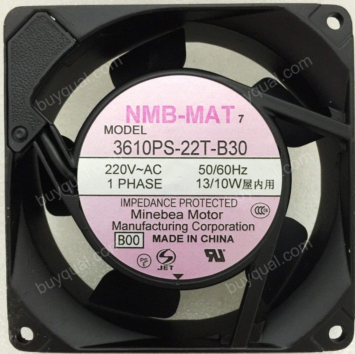 NMB 3610PS-22T-B30 3610PS-22T-B30-B00 220V 13/10W Cooling Fan - Original New NMB 3610PS-22T-B30 3610PS-22T-B30-B00 220V 13/10W Cooling Fan - Original New
